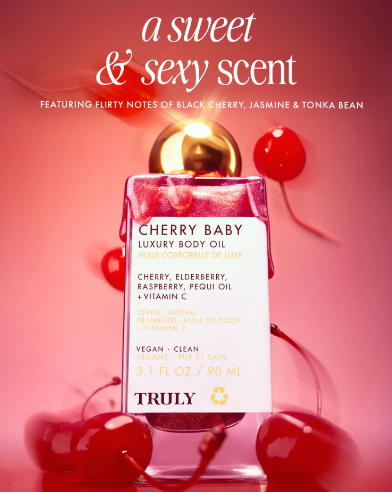 Cherry Baby - Aceite corporal de lujo