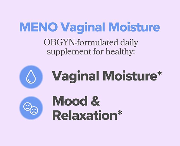 MENO - Cápsulas de apoyo de humedad vaginal