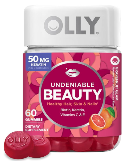 OLLY Undeniable Beauty - Gomitas de belleza para el cabello, piel, uñas