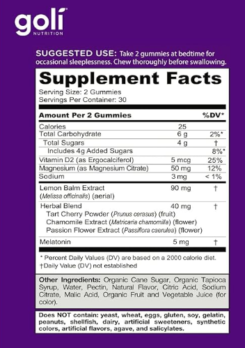 Goli - Dreamy Sleep Gummy