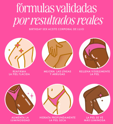 Birthday Sex - Aceite corporal de lujo